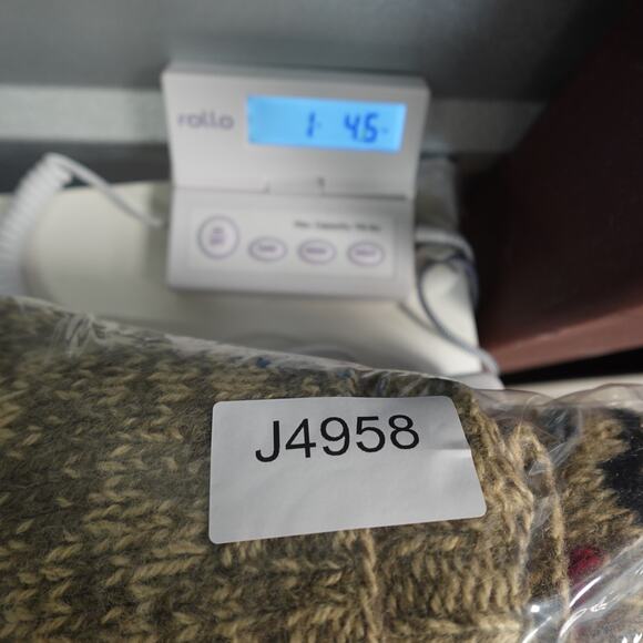 Eddie Bauer Sweater Womens Small Fair Isle Nordic Ski Knit Old Money Wool Crew - Picture 10 of 10